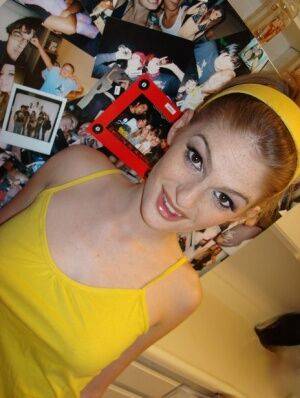 Young amateur redhead Faye Regan shows her gorgeous body on picsofsex.com