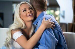 Beautiful teen Elsa Jean hugs her stepdad before seducing and fucking him on picsofsex.com