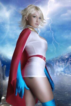 Power Girl Kara Zor L, Karen Starr nude cosplay on picsofsex.com