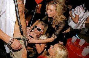 Cindy Gold enjoys a wild orgy with her friends at the club party on picsofsex.com