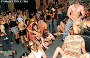 Promiscuous ladies sucks and fucks hard cocks at the drunk party on picsofsex.com