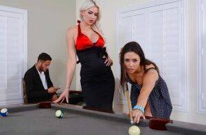 Anna Morna, Gigi Allens playing pool and pleasing one lucky guy on picsofsex.com