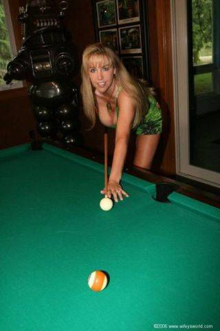 Mom gets sex on the pool table on picsofsex.com