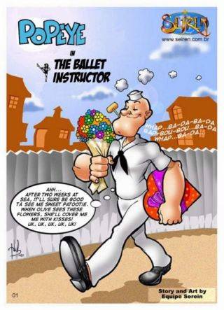 Anime comics of popeye in the ballet instructor on picsofsex.com