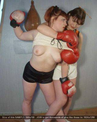 Boxing match turns into rough kinky stripping action on picsofsex.com