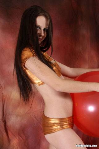 There aren't 99 red balloons but there is at least one this teen is going to pop on picsofsex.com