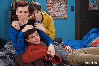 Three twinks are definitely a charm with grayson lang devin lewi on picsofsex.com