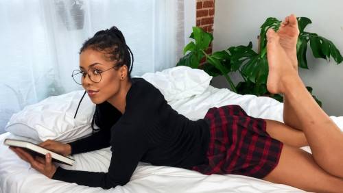 Kira Noir Plays With Her Favorite Sex Toys In Bed on picsofsex.com