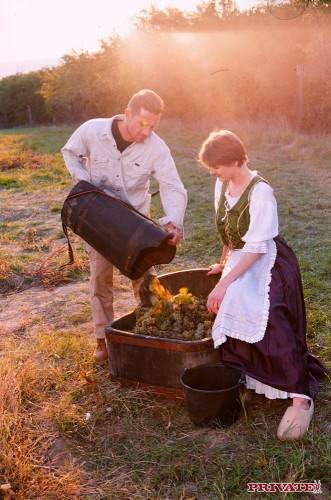 Big Titted Village Slut Jane Darling Gets Nailed Outdoors In Barrel For Grapes on picsofsex.com