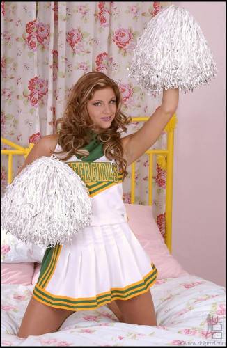 Smutty Cheerleader Monica Sweetheart Exposes Her Slit While Sucking The Cum Out Of Cock on picsofsex.com