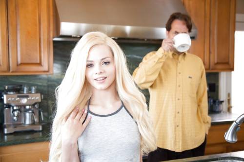 Gracile american blonde youthful Elsa Jean hard fucked after sucking huge dick - Usa on picsofsex.com