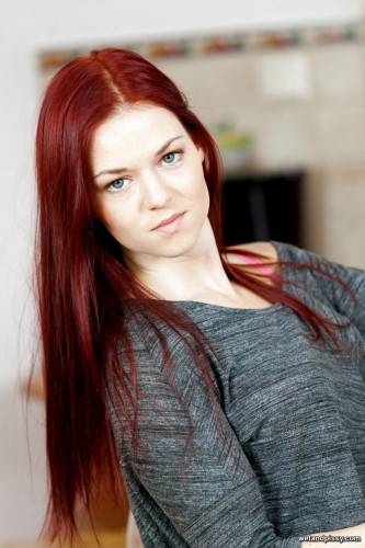 Very attractive redhead teen Elza in hot fetish gallery on picsofsex.com