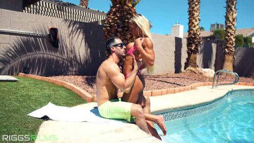 Fit Kitty Pleasures Her Horny Boyfriend By The Pool on picsofsex.com