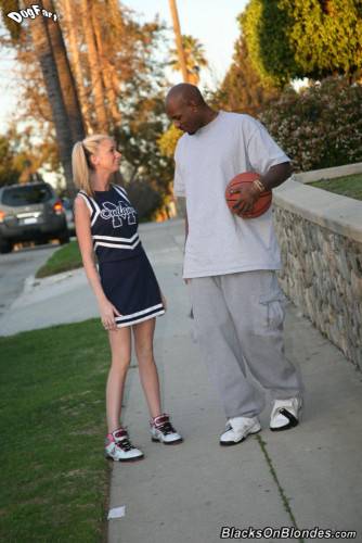 Blonde Cheerleader Kaylee Hilton Gets Her Holes Filled Out By Black Wang on picsofsex.com