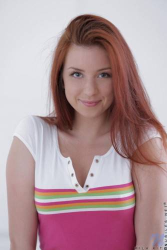 Redhead Teen Mila Kit Is Flying To Heaven Heavily Masturbating The Oozing Cunt on picsofsex.com