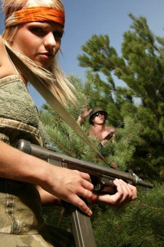 Female Soldier Sabrina O Sucks Sergeant Fat Cock And Gets Ass Fucked With Cum. on picsofsex.com