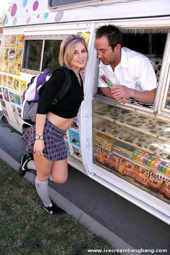 Naughty Uniformed College Chick Stephanie Richards Prefers Sex To Ice Cream on picsofsex.com