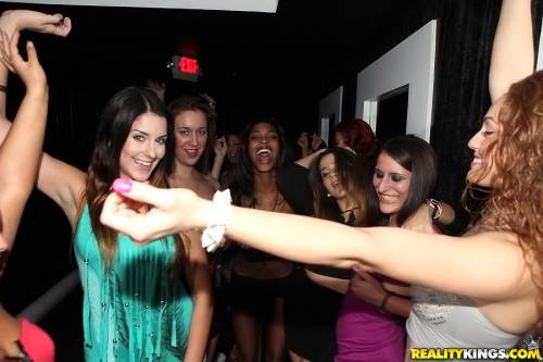 Excellent milf beauties Cindy Starfall, Stella May and Belle Sparkles in awesome orgy in the night club on picsofsex.com