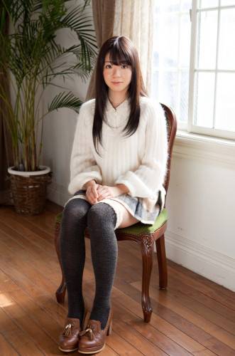 Rua Aikawa in Black Stockings by All Gravure on picsofsex.com