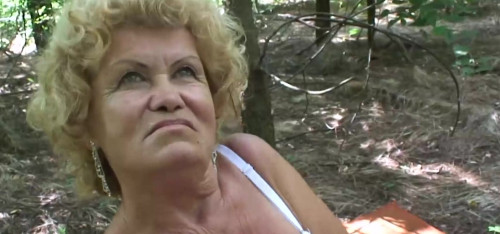 Blonde granny fucked in the woods POV - Hungary on picsofsex.com