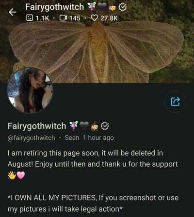 Fairygothwitch fayflowzz on picsofsex.com